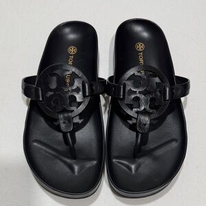 Tory Burch Black Slide Sandals